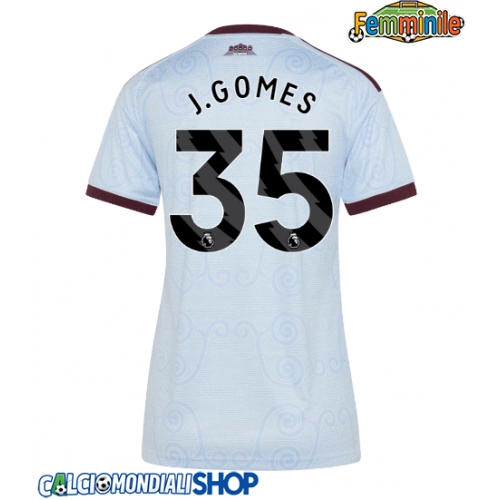 Maglie da calcio Aston Villa Joao Gomes #35 Terza Maglia Femminile 2026-27 Manica Corta
